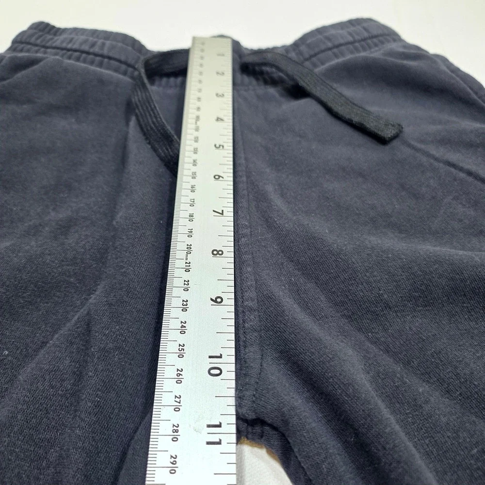 H&M Joggers Boys Size 14 Black Fleece Lined Sweatpants Elastic Waist Activewear